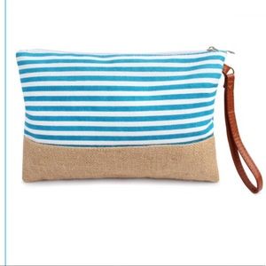 🤩Classic Striped Makeup Bag 🌟